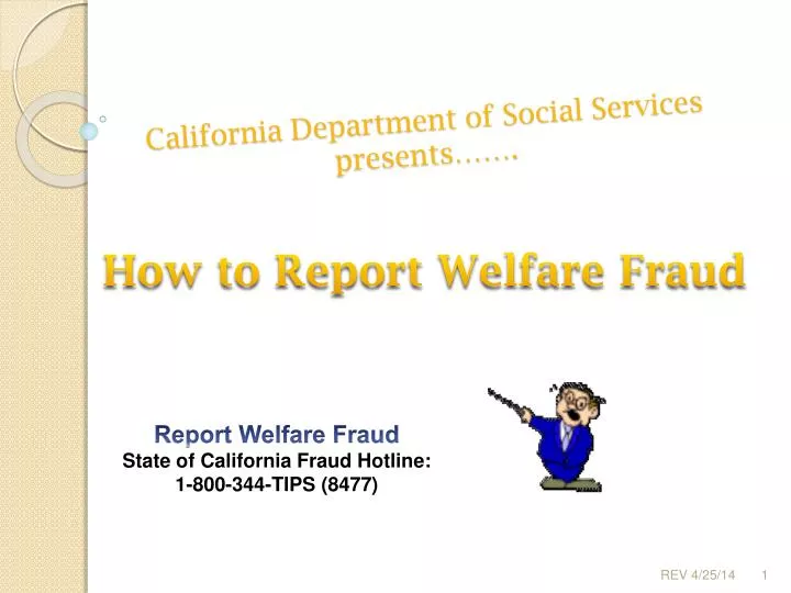 california department of social services presents