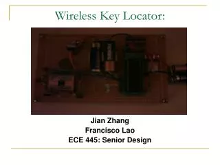 Wireless Key Locator: