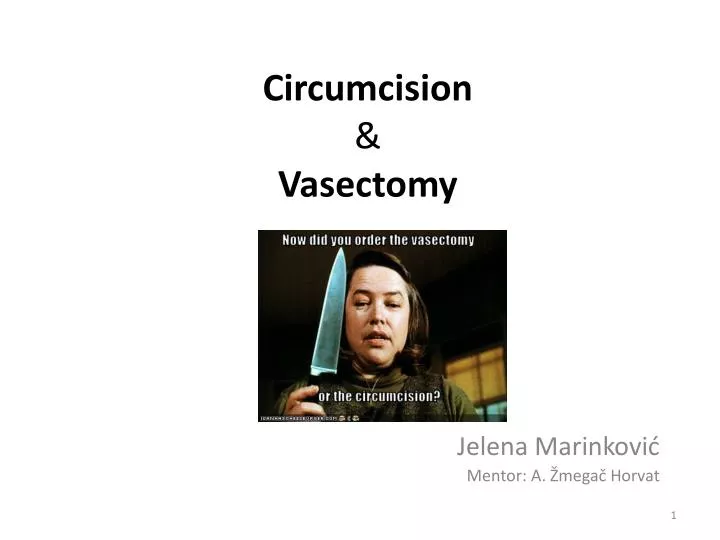 circumcision vasectomy