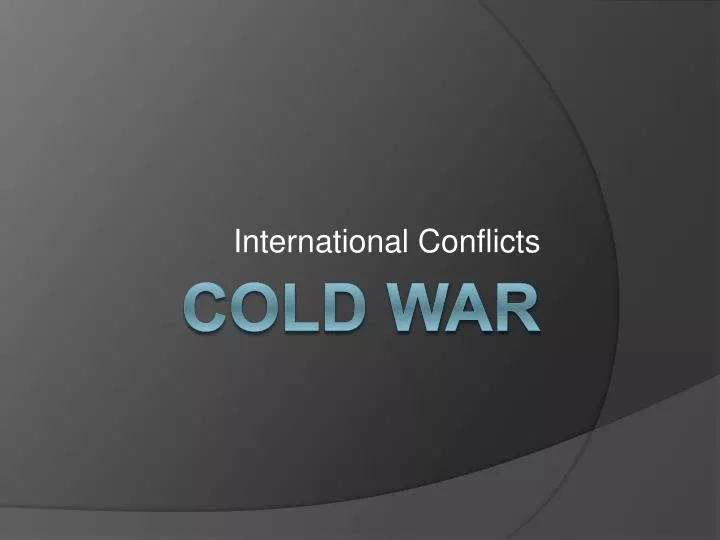 international conflicts