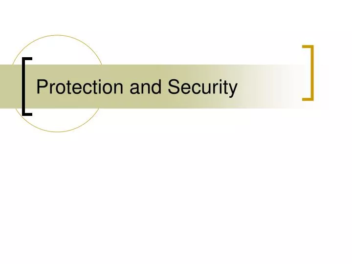 protection and security