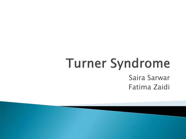 turner syndrome