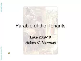 Parable of the Tenants