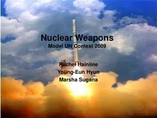 Nuclear Weapons Model UN Contest 2009