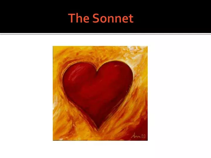 the sonnet
