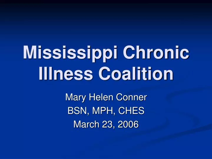 mississippi chronic illness coalition