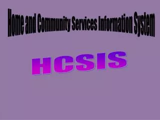 HCSIS