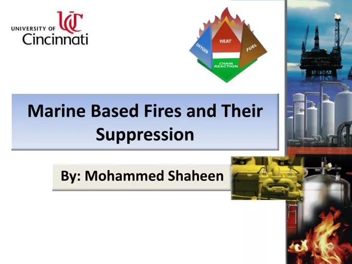 marine based fires and their suppression