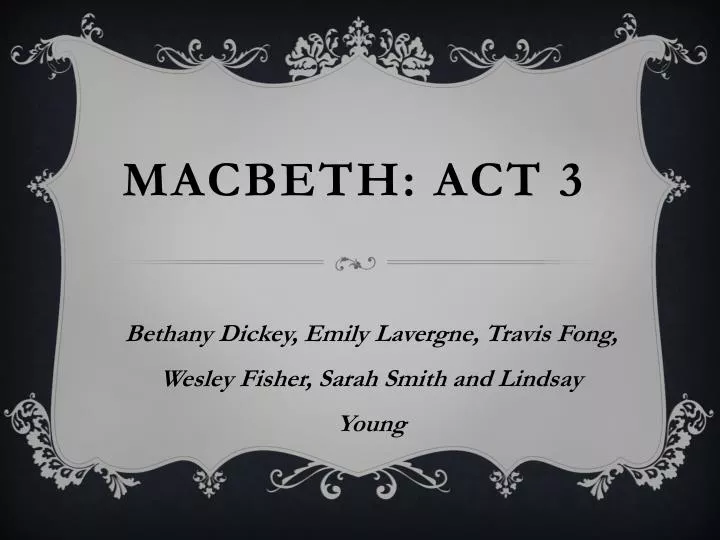 macbeth act 3