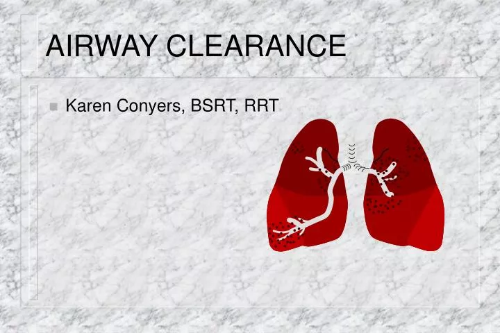 airway clearance
