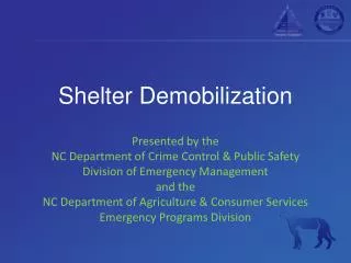Shelter Demobilization