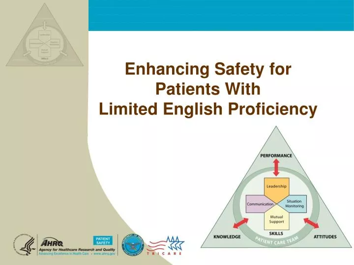 enhancing safety for patients with limited english proficiency