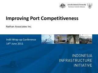 Improving Port Competitiveness