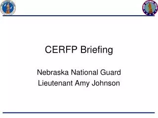 CERFP Briefing