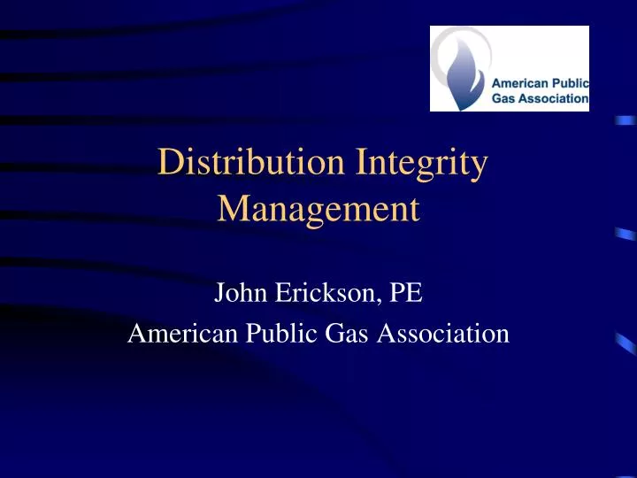 distribution integrity management