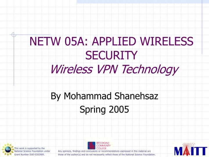 netw 05a applied wireless security wireless vpn technology