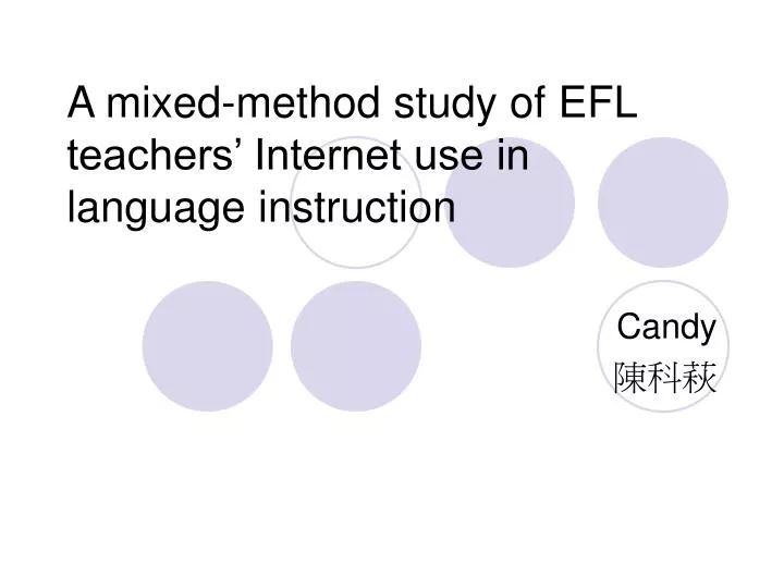 a mixed method study of efl teachers internet use in language instruction