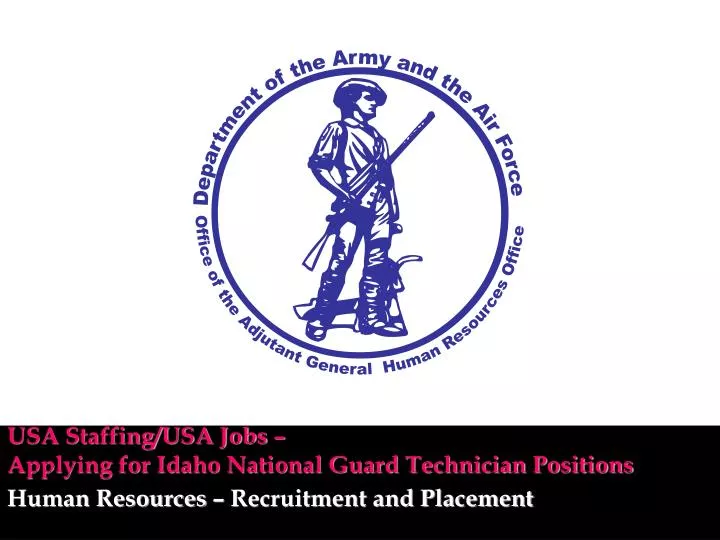 usa staffing usa jobs applying for idaho national guard technician positions