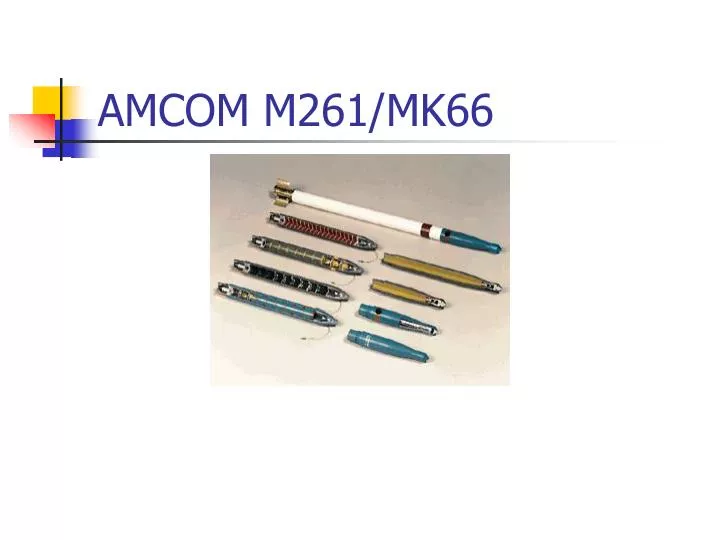 amcom m261 mk66