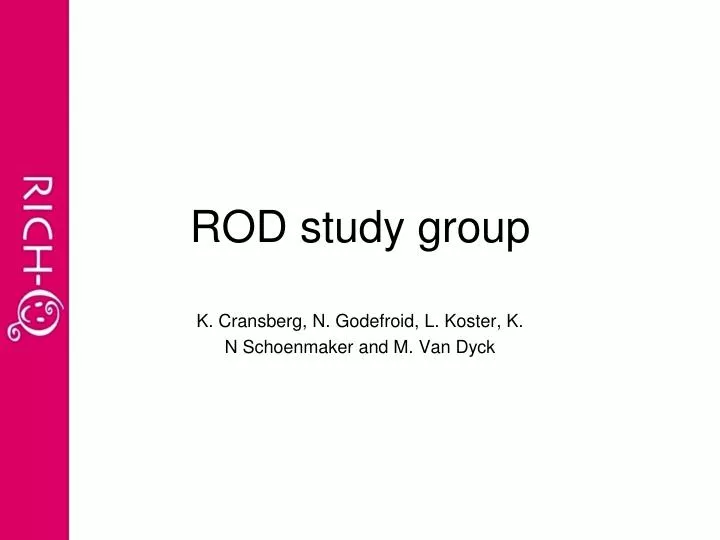 rod study group
