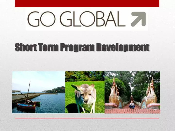 short term program development