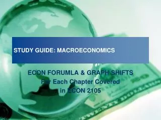 STUDY GUIDE: MACROECONOMICS