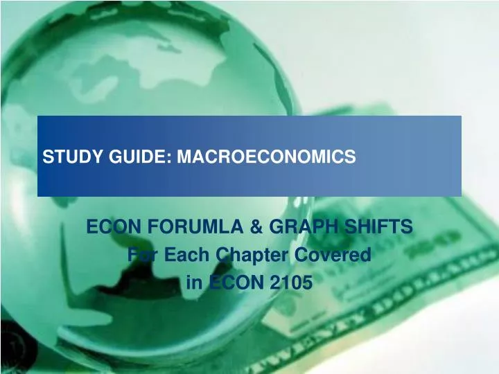 study guide macroeconomics