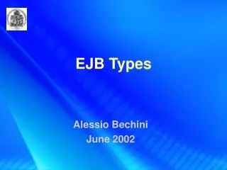 EJB Types