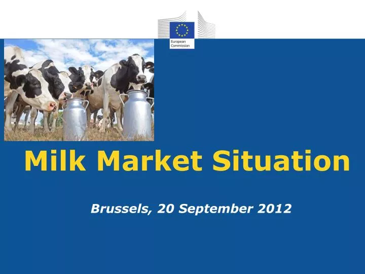 milk market situation