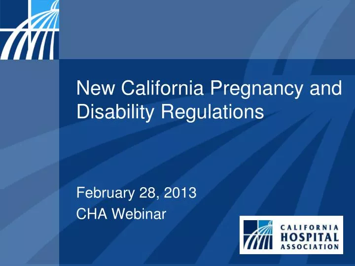 new california pregnancy and disability regulations
