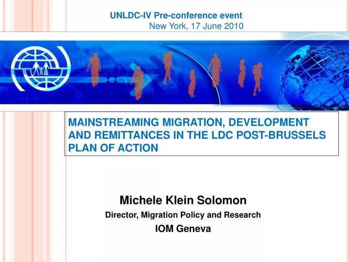 mainstreaming migration development and remittances in the ldc post brussels plan of action