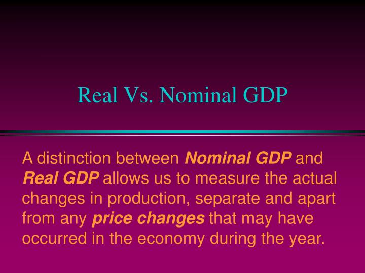 real vs nominal gdp