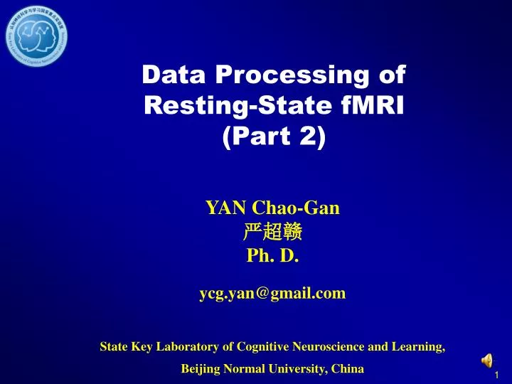 data processing of resting state fmri part 2