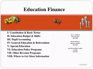 Education Finance