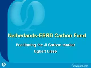 Netherlands-EBRD Carbon Fund