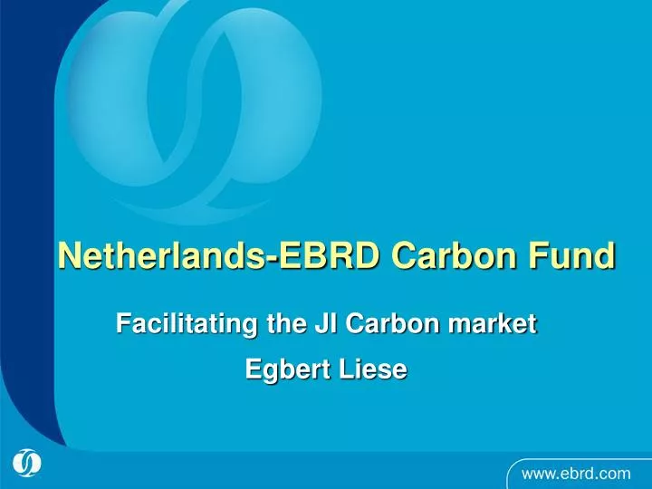 netherlands ebrd carbon fund