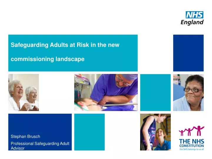 safeguarding adults at risk in the new commissioning landscape