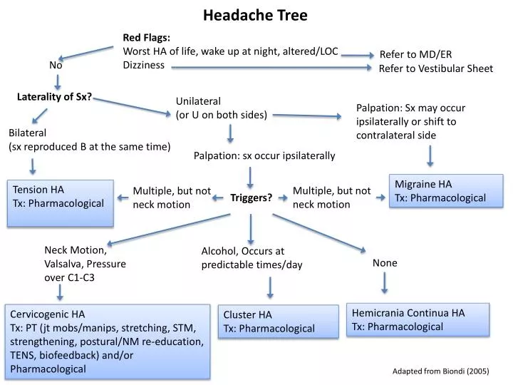 headache tree