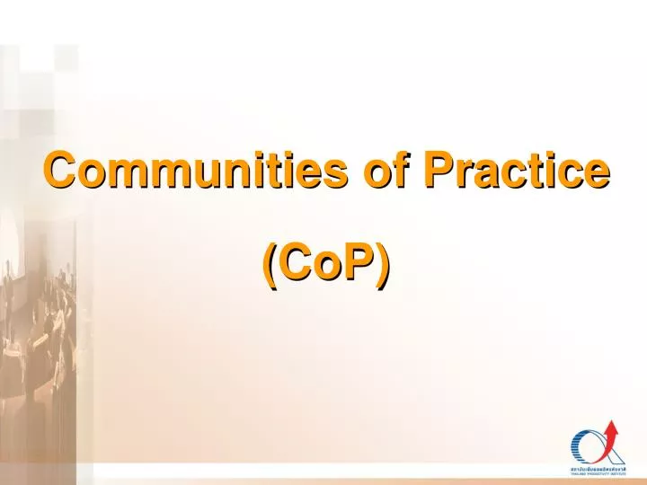 communities of practice cop