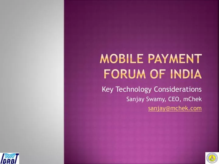 mobile payment forum of india