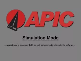 Simulation Mode