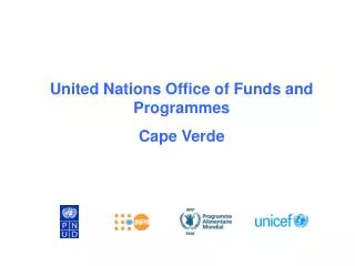 United Nations Office of Funds and Programmes Cape Verde