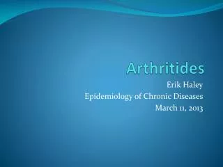 Arthritides