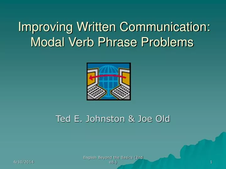 improving written communication modal verb phrase problems