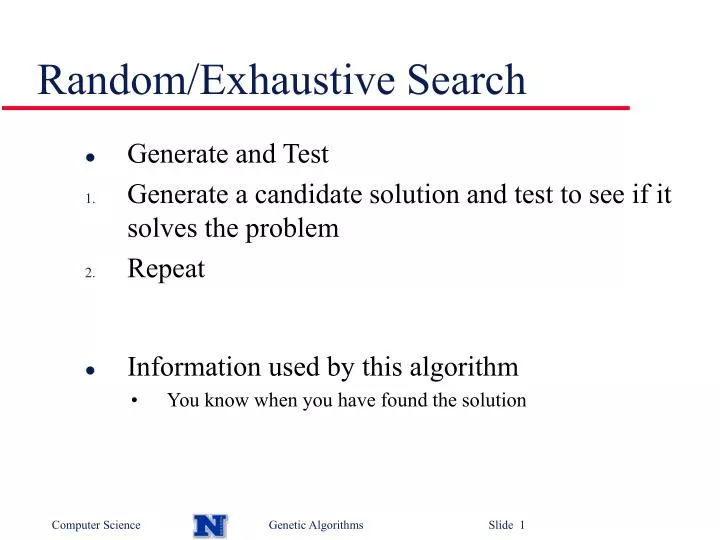 PPT - Random Search Methods PowerPoint Presentation, free download