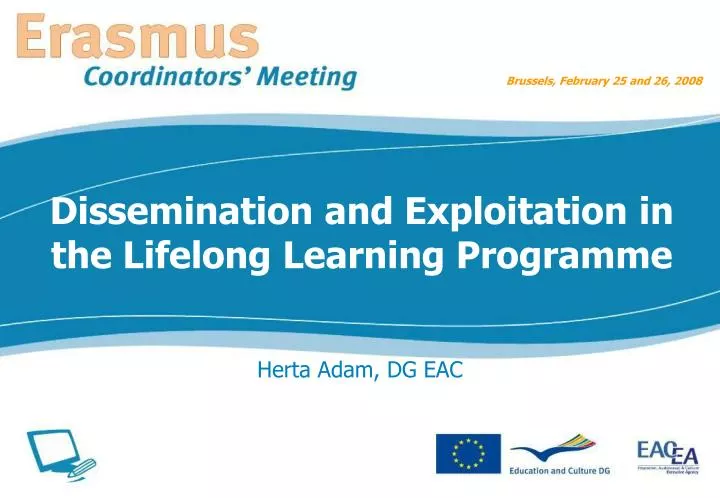 dissemination and exploitation in the lifelong learning programme