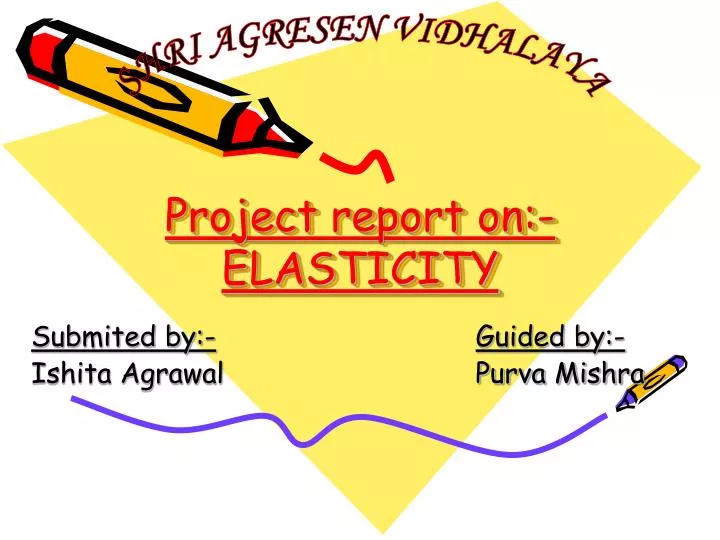 project report on elasticity