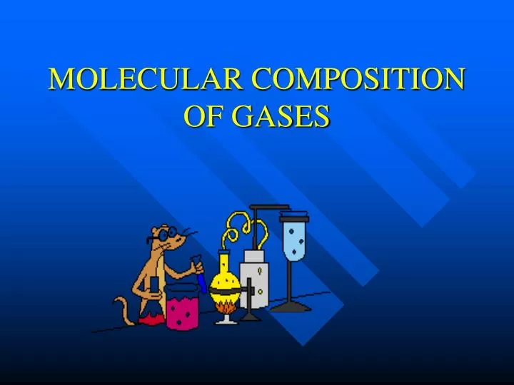 molecular composition of gases