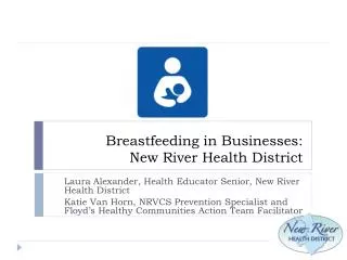 Breastfeeding in Businesses: New River Health District
