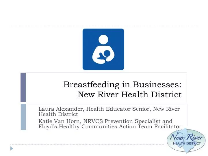 breastfeeding in businesses new river health district